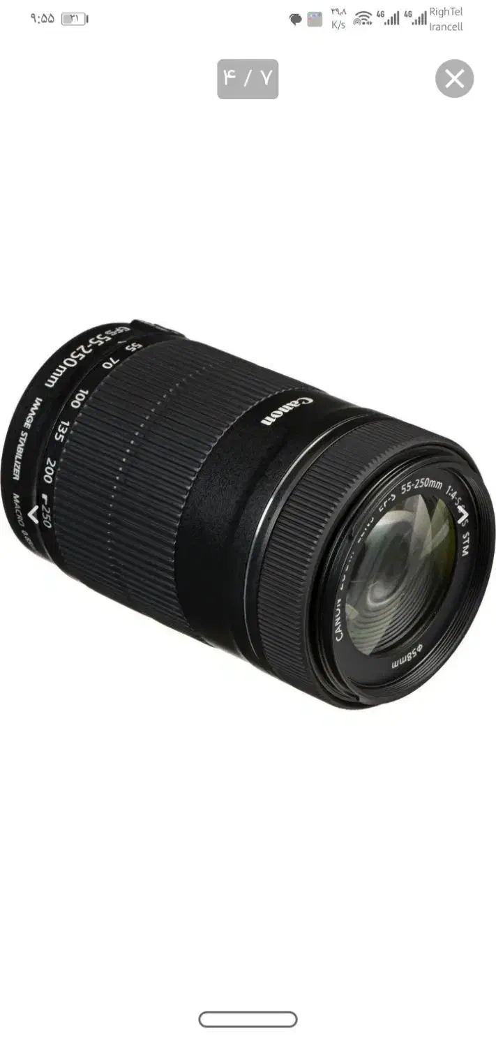کنن 750 D لنز 18 55. لنز فیکس لنز 55.25|دوربین عکاسی و فیلمبرداری|همدان, |دیوار