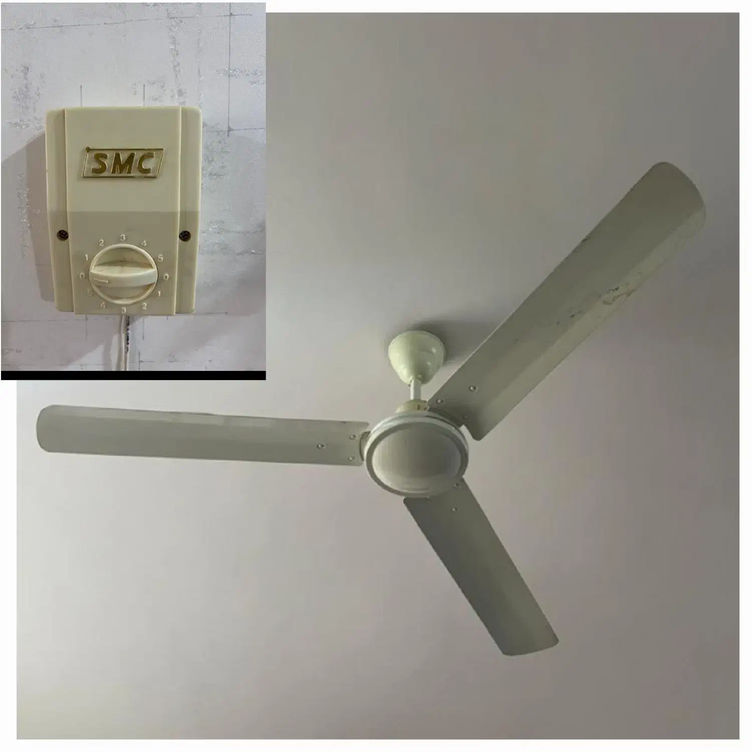 پنکه سقفی SMC|پنکه و تصفیه‌کنندهٔ هوا|برازجان, |دیوار