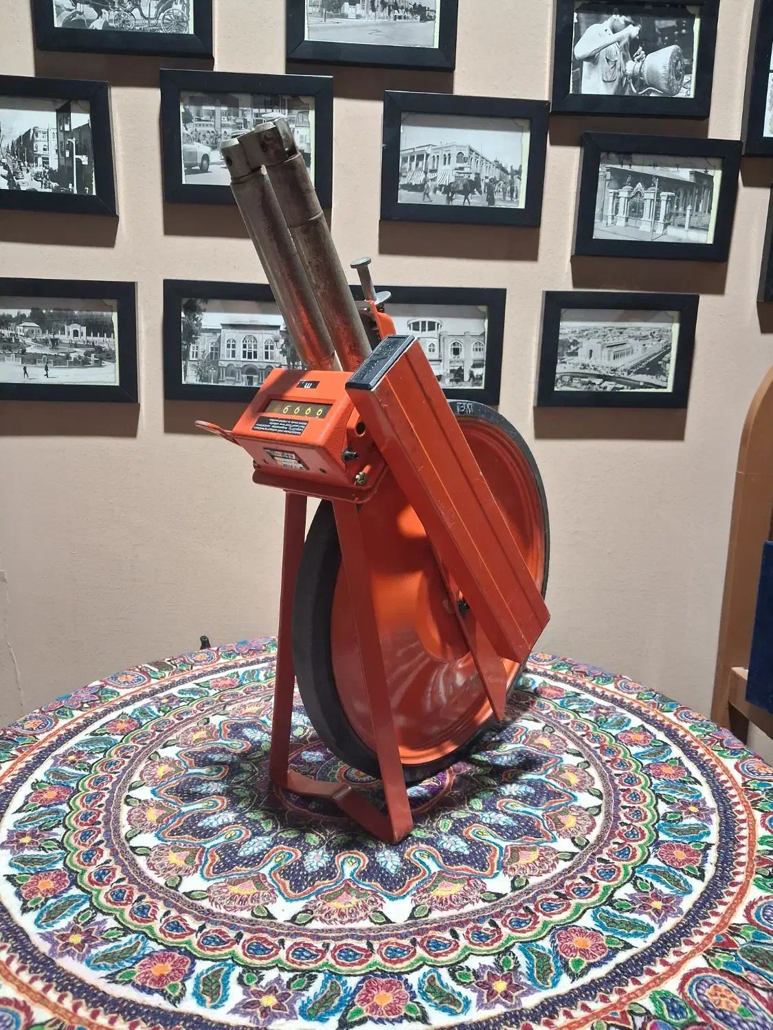 چرخ متر چرخ دار دیسکومتر ترمزدار|کلکسیون اشیاء عتیقه|رفسنجان, |دیوار