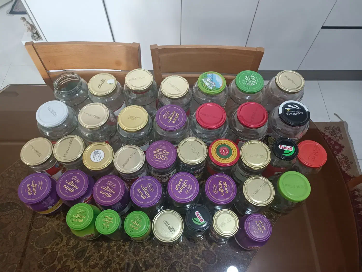 شیشه در دار|ظروف نگهدارنده، پلاستیکی، یک‌بارمصرف|اصفهان, مهدیه|دیوار