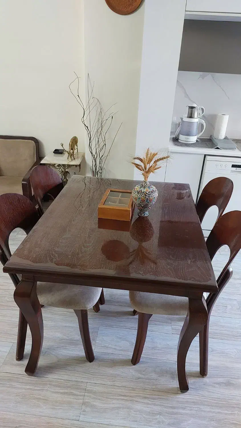 میز ناهار خوری چهار نفر|میز و صندلی غذاخوری|ساری, |دیوار