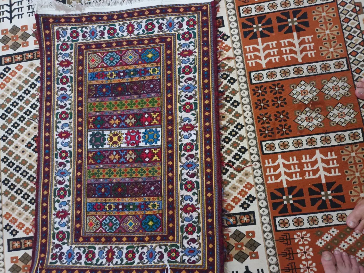 گیلم ۶۰در۹۰|گلیم، جاجیم، گبه|بافت, |دیوار