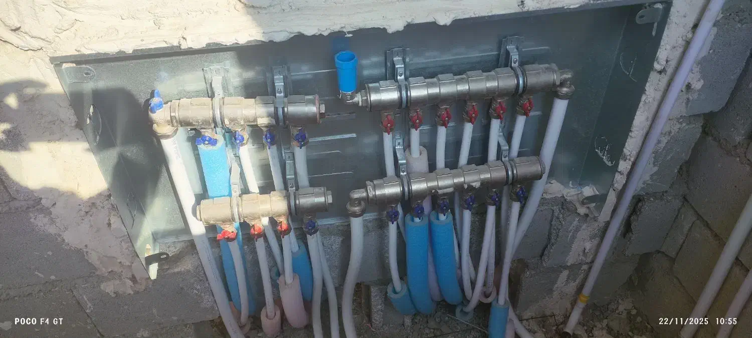 سیم کشی و لوله کشی آب ساختمان|خدمات پیشه و مهارت|شبستر, |دیوار