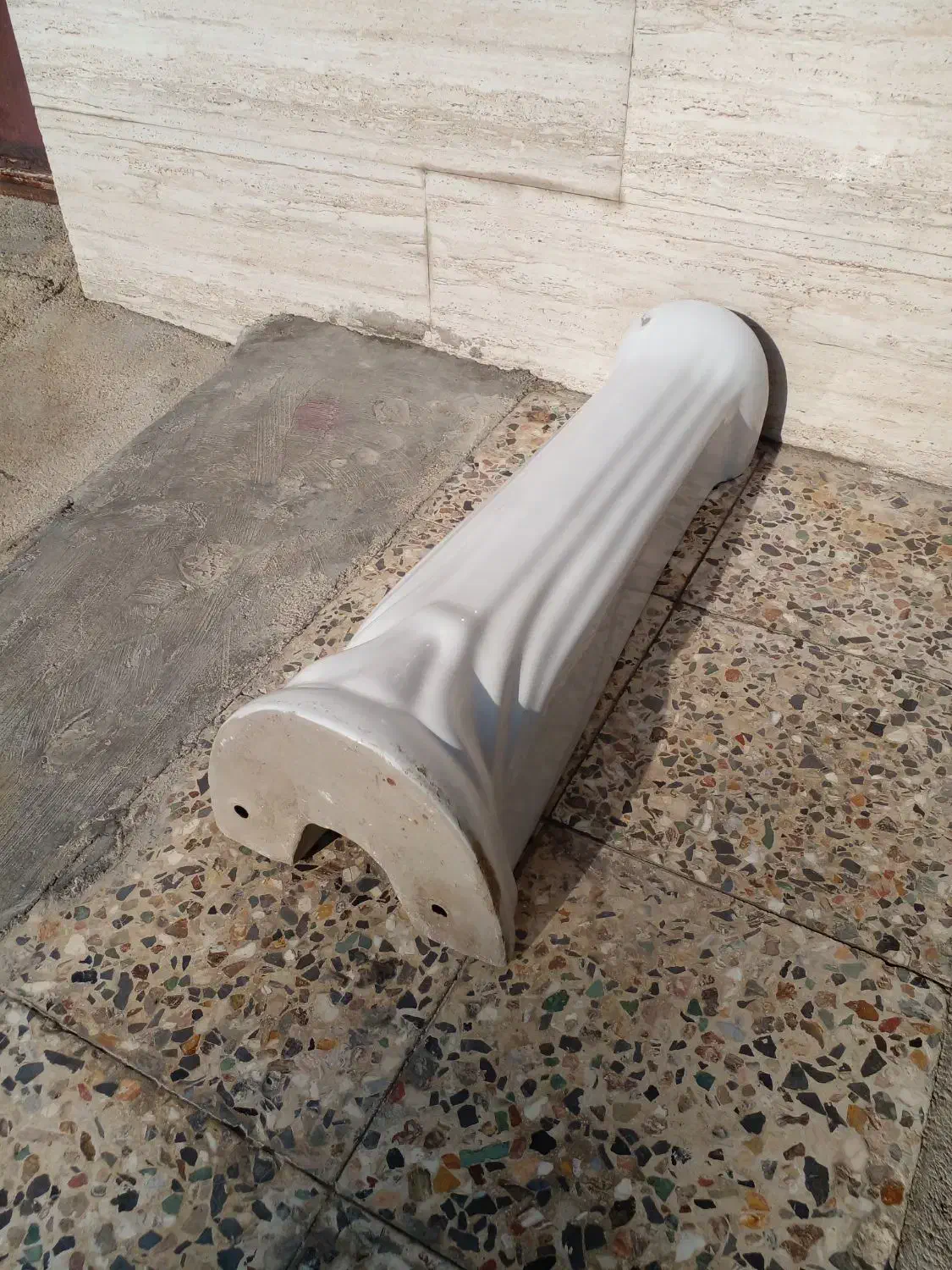 پایه روشویی سفید کاملاً سالم|لوازم سرویس بهداشتی|رامشیر, |دیوار