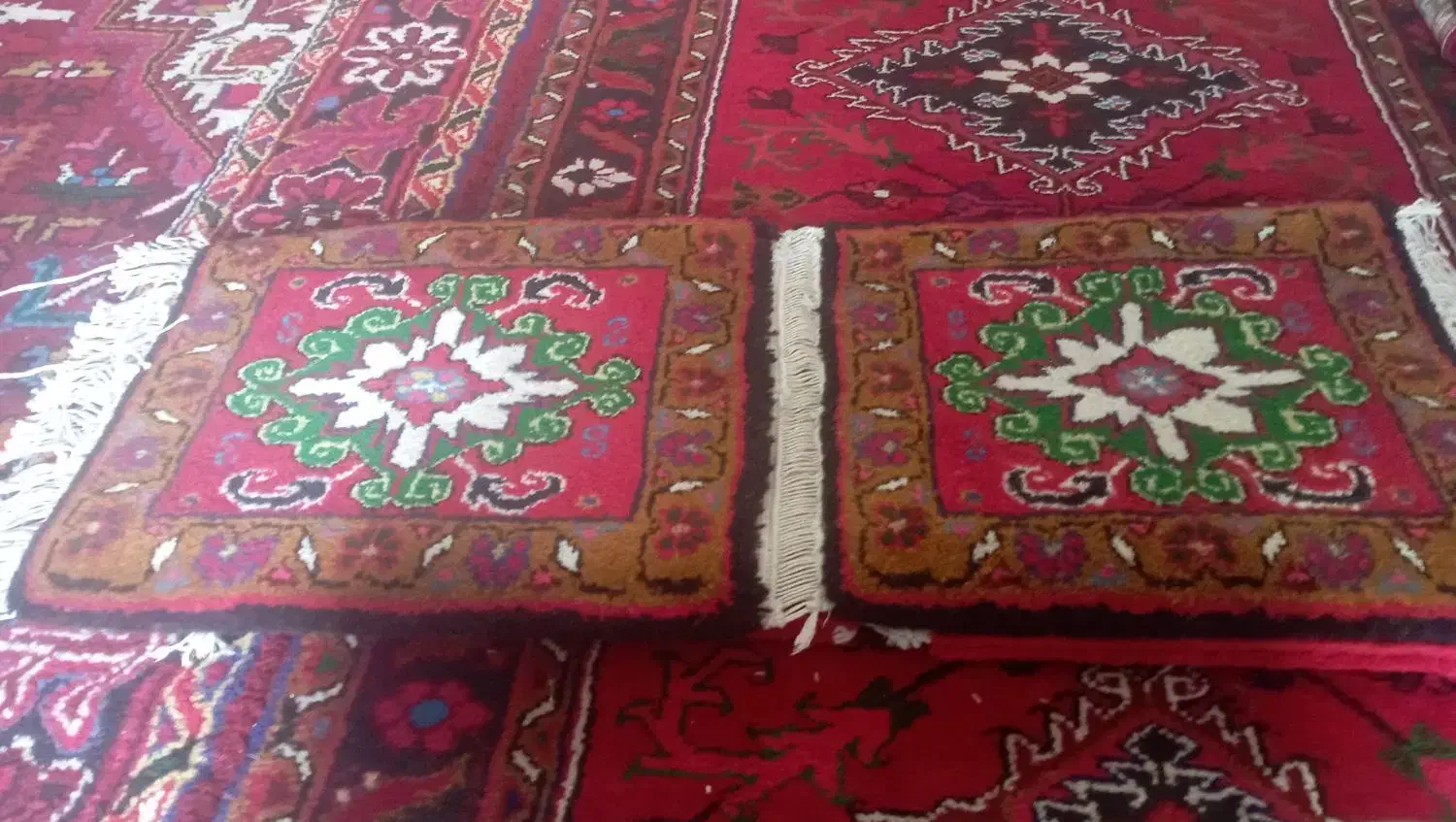 فرش صندلی|پشتی|تبریز, |دیوار