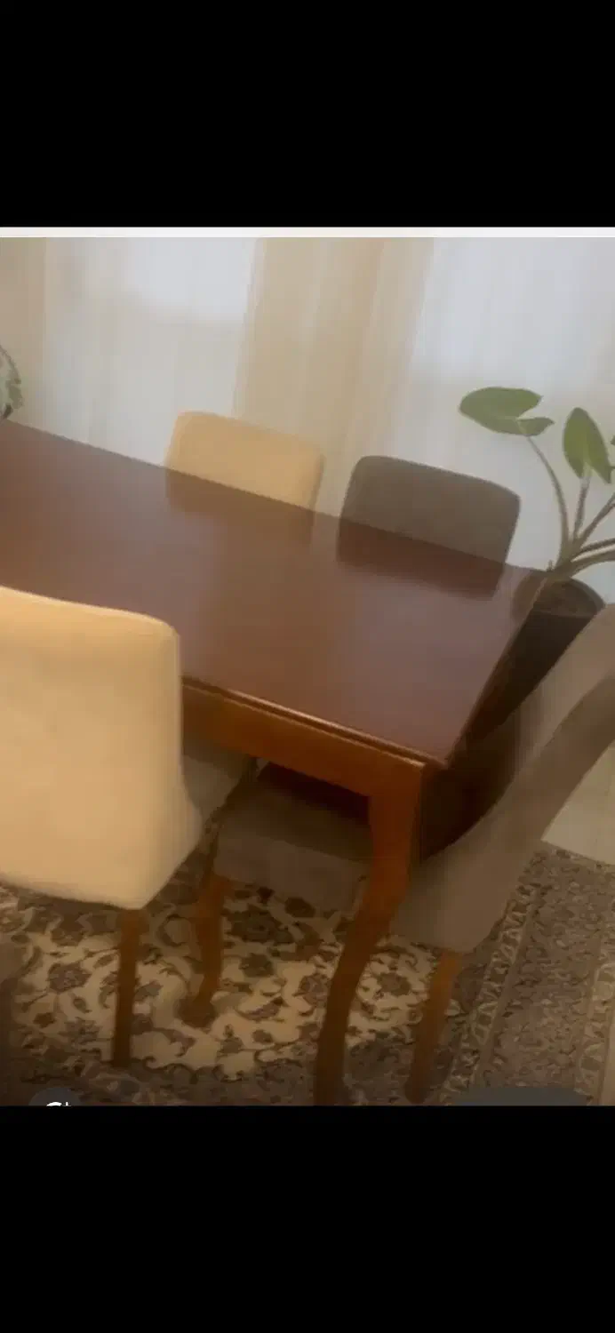 میز ۶نفره|میز و صندلی غذاخوری|ماکو, |دیوار