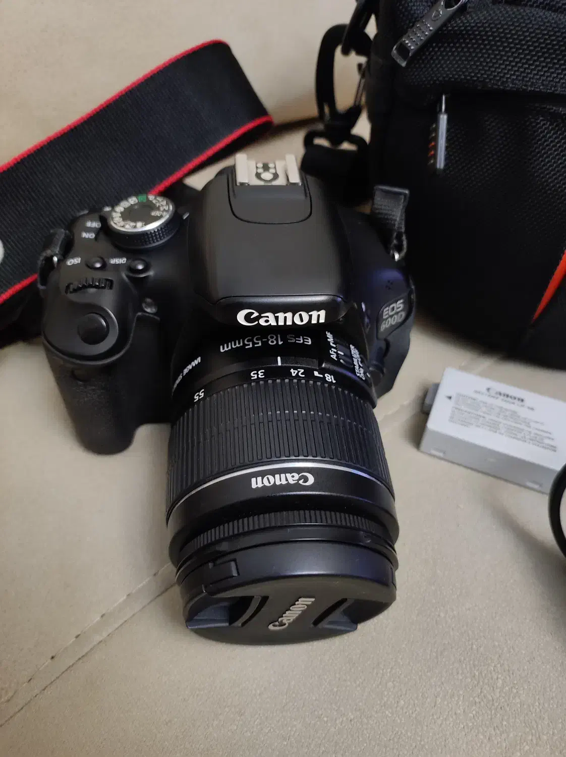 دوربین 600D با دو عدد باتری،شارژر و کیف ونگارد|دوربین عکاسی و فیلم‌برداری|تهران, هروی|دیوار