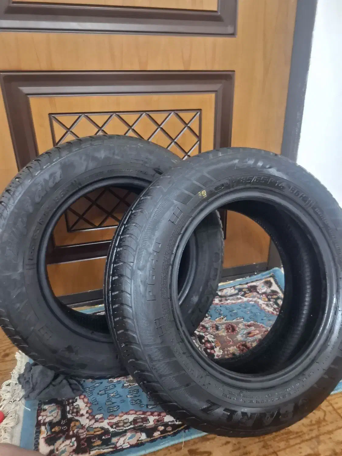 ۱جفت لاستیک ۱۸۵/۶۵/۱۴ بارز ولاستیک بارز  پراید ۱۷۵|قطعات یدکی و لوازم جانبی|آستانه اشرفیه, |دیوار