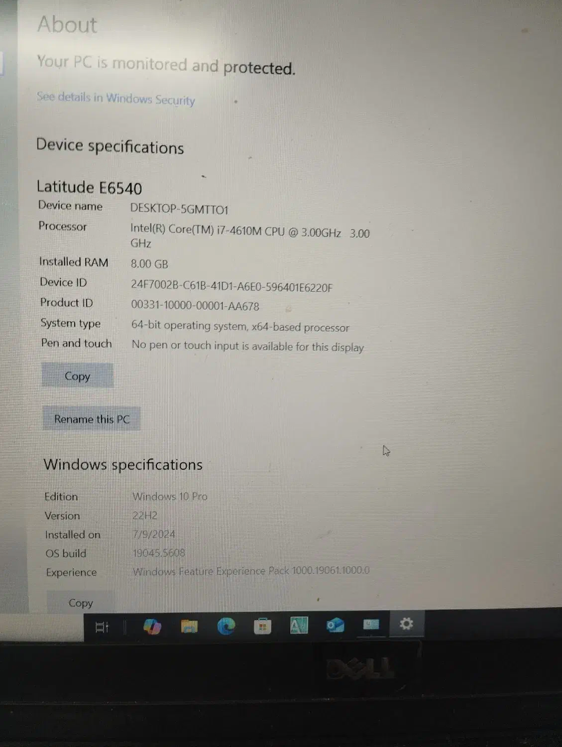 لپ تاپ دل E6540 i7|رایانه همراه|بهارستان, |دیوار