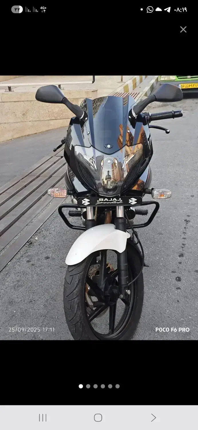 پالس۲۲۰ عتیقه صفر کلکسیونی|موتورسیکلت|تهران, کیانشهر|دیوار