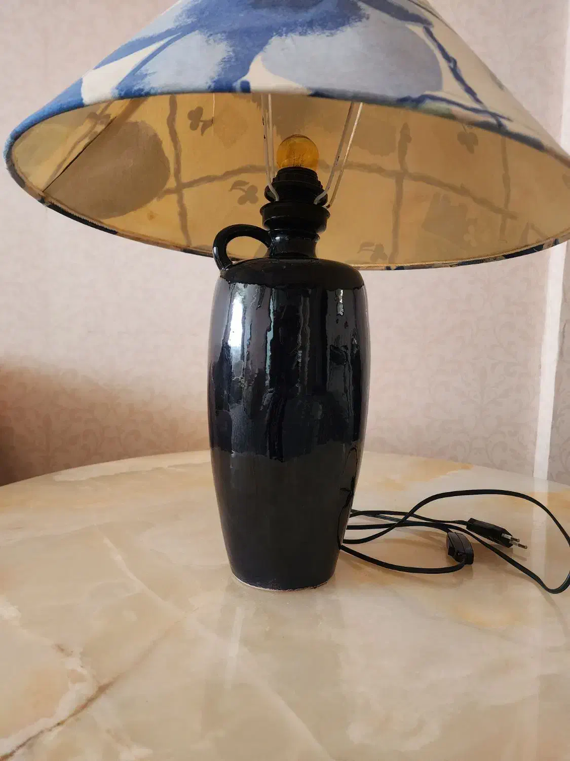 آباژور رومیزی کلاسیک|چراغ خواب و آباژور|ری, اقدسیه|دیوار