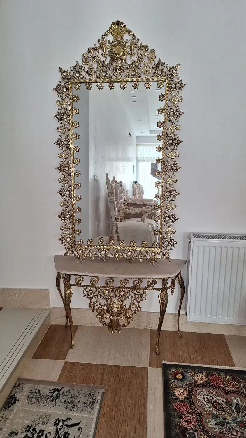 آینه کنسول|بوفه، ویترین، کنسول|طبس, |دیوار