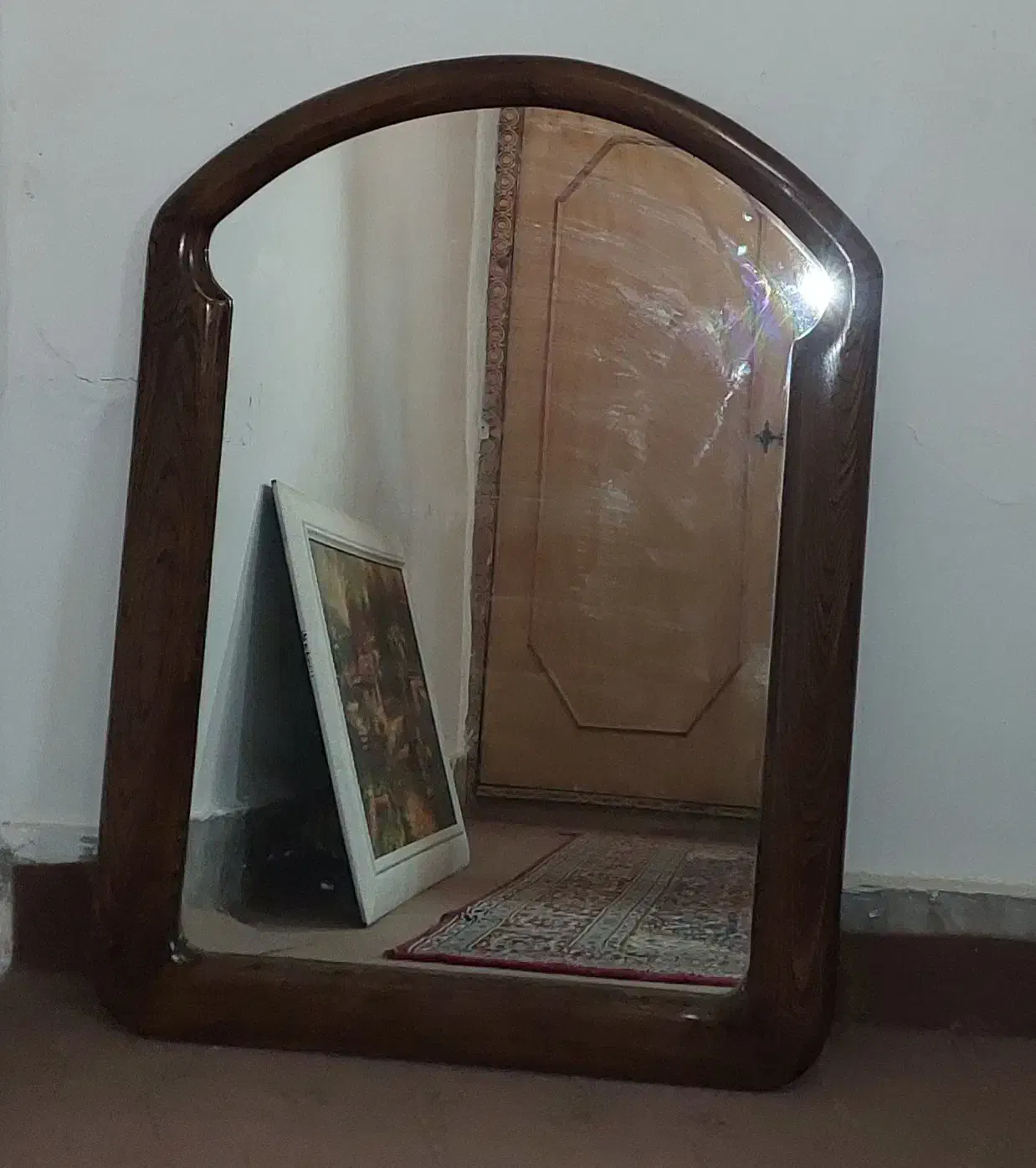 آینه با قاب چوبی|آینه|شیراز, باغ تخت|دیوار