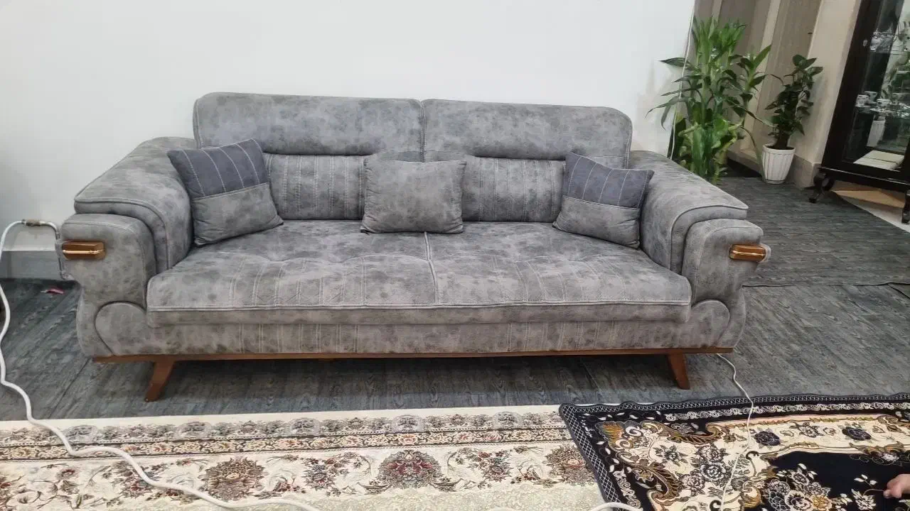 مبل شیک هشت نفره نو|مبلمان خانگی و میز عسلی|تربتحیدریه, بیمارستان رازی|دیوار