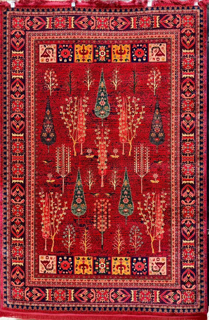 فرش ابریشمی بهشتی تبریز * قصر فرش|فرش|بوشهر, |دیوار