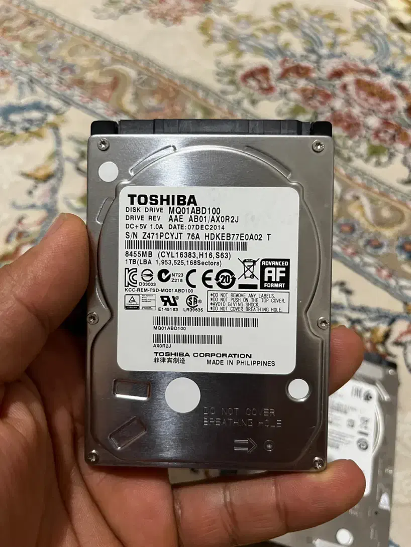 هارد ۱ترا لپ تاب و پلی استیشن ۴ سلامت صدرصد|قطعات و لوازم جانبی رایانه|مشهد, راه آهن|دیوار