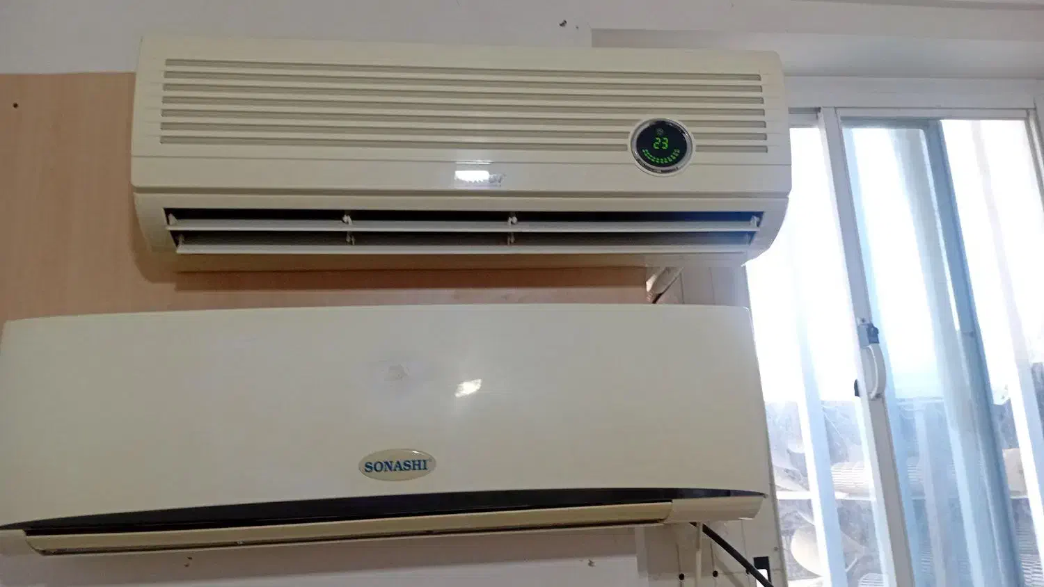 کولر گازی اسپلیت ۱۸  ۲۴ و ۳۰ هزار کاملا سالم|کولر گازی و فن‌کوئل|قشم, |دیوار