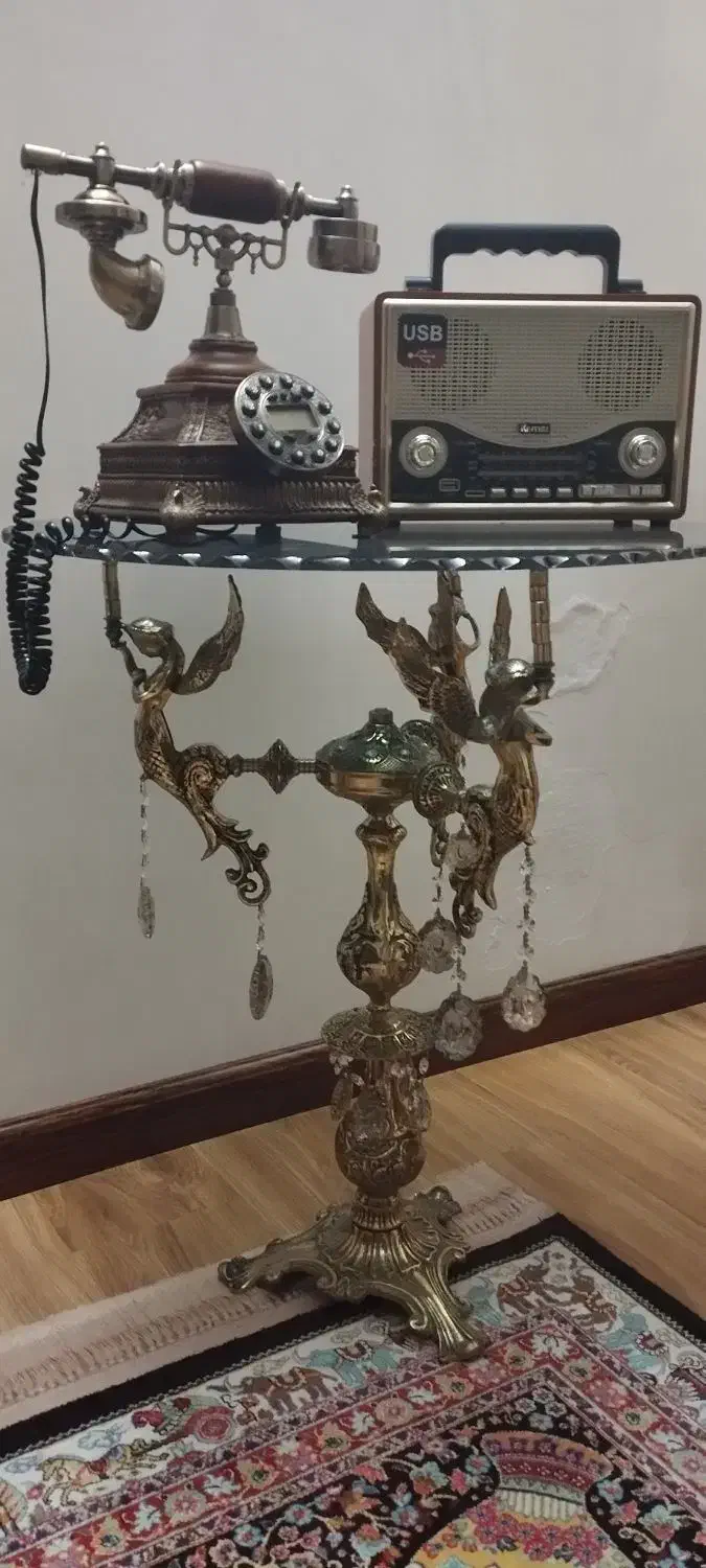 میز تلفن برنزی|میز تلفن|قزوین, |دیوار