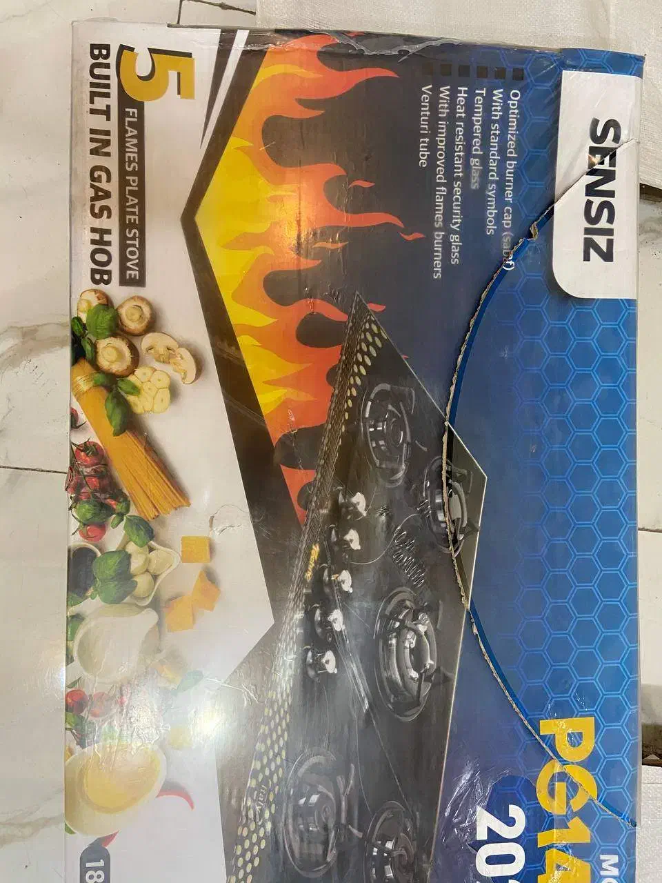 اجاق گاز ۵ شعله  sensize pg14d|اجاق گاز و لوازم برقی پخت‌وپز|رامسر, |دیوار