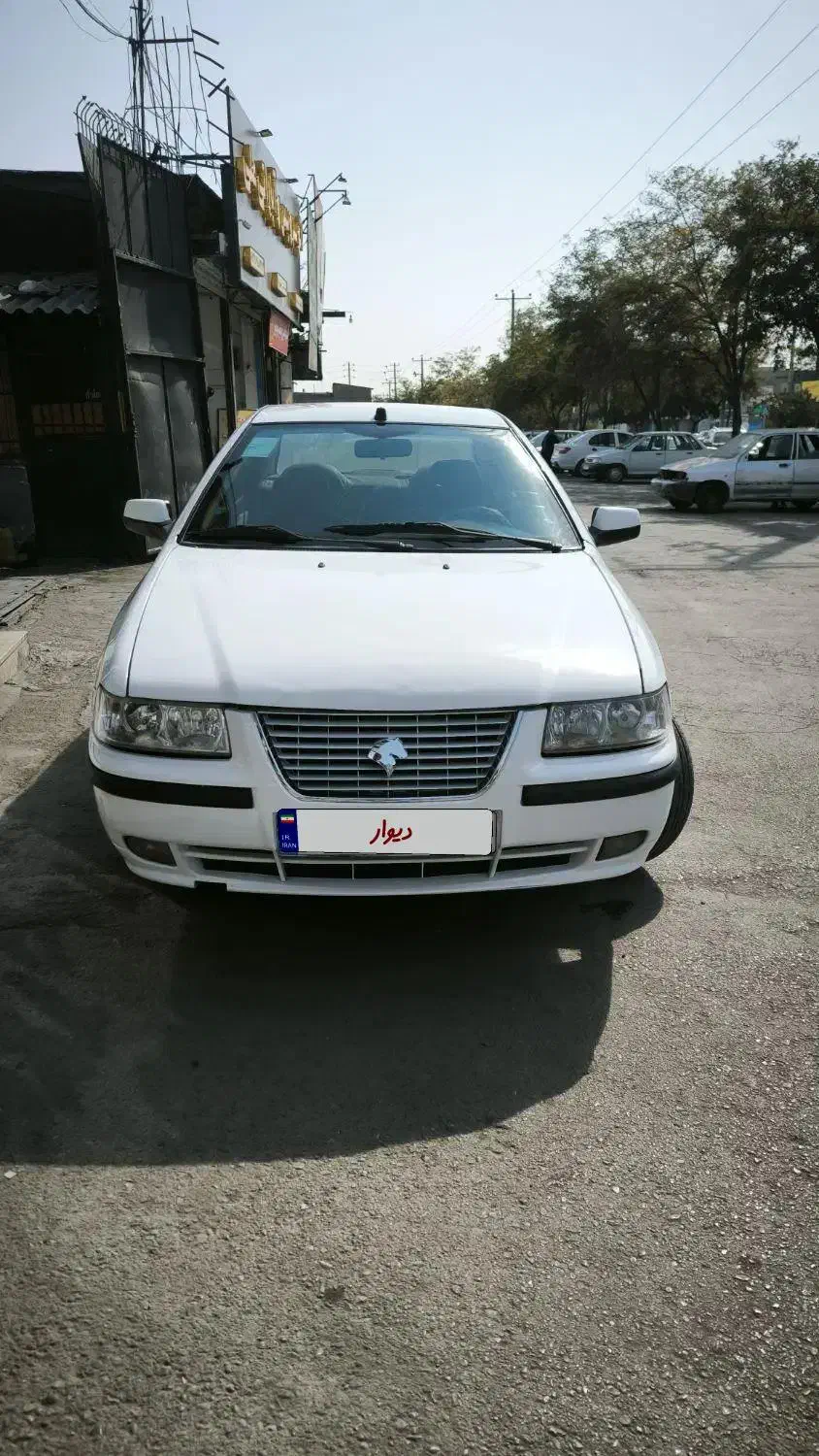 سمند سفید lx تمیز مدل ۹۵|خودرو سواری و وانت|مشهد, توس (بلوار توس)|دیوار