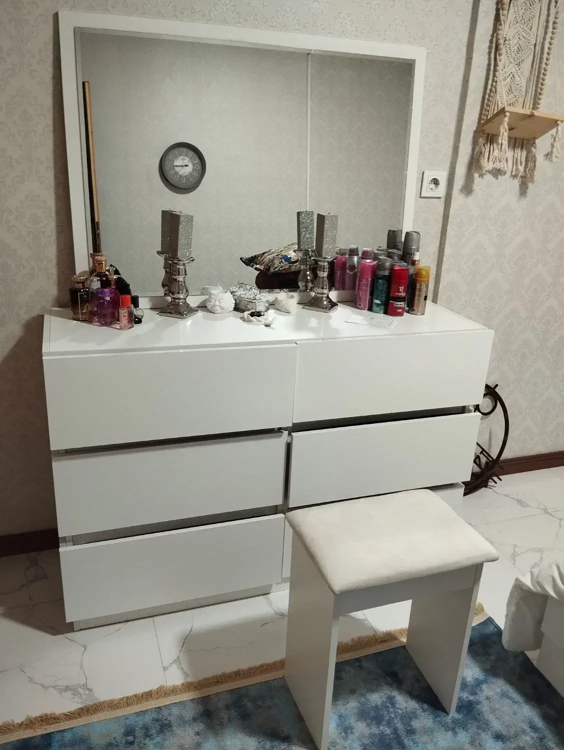 سرویس خواب دو نفره|تخت و سرویس خواب|مشهد, نیروی هوایی|دیوار