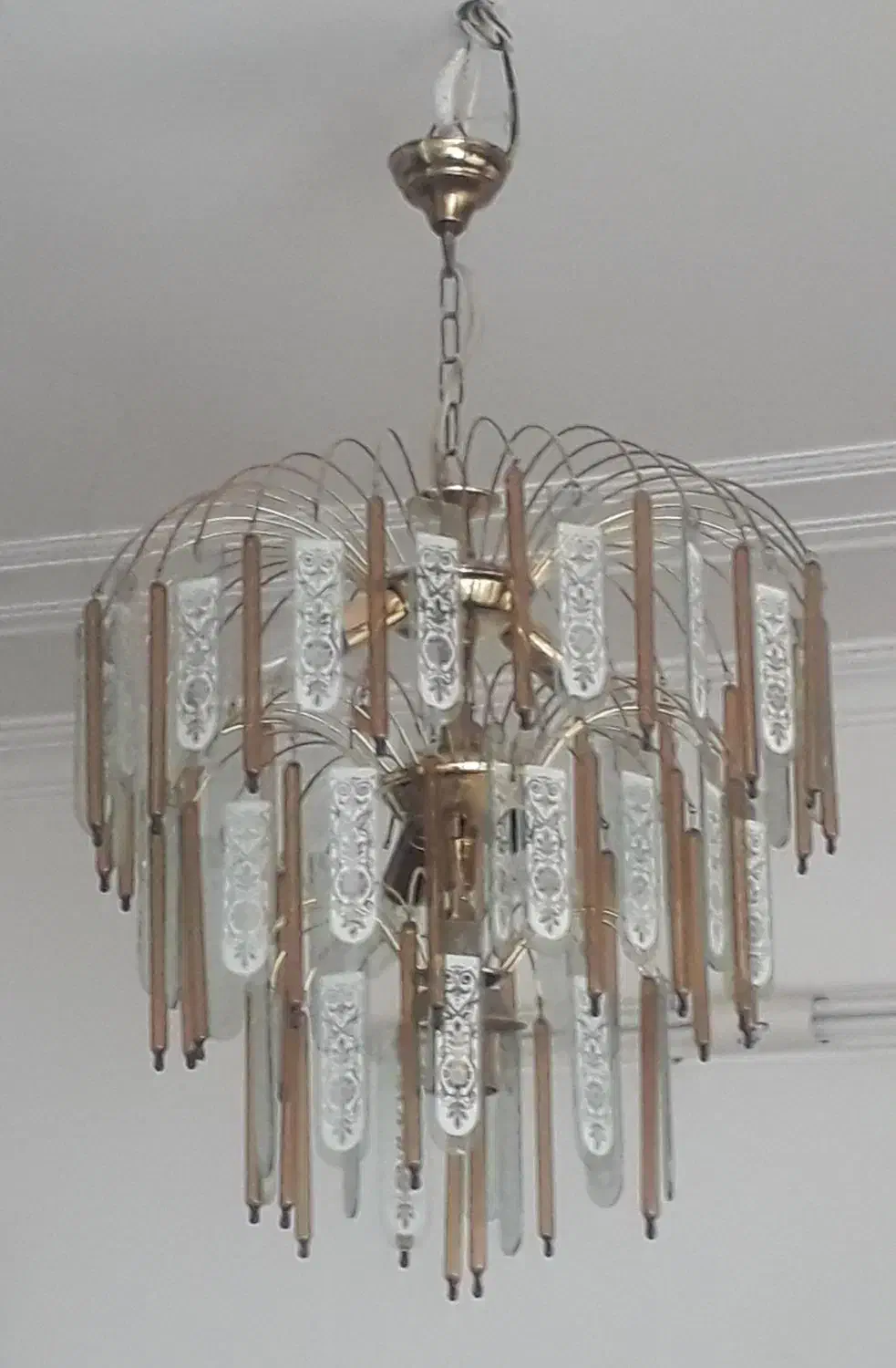 لوستر ۲ عدد|لوستر و چراغ آویز|یزد, |دیوار