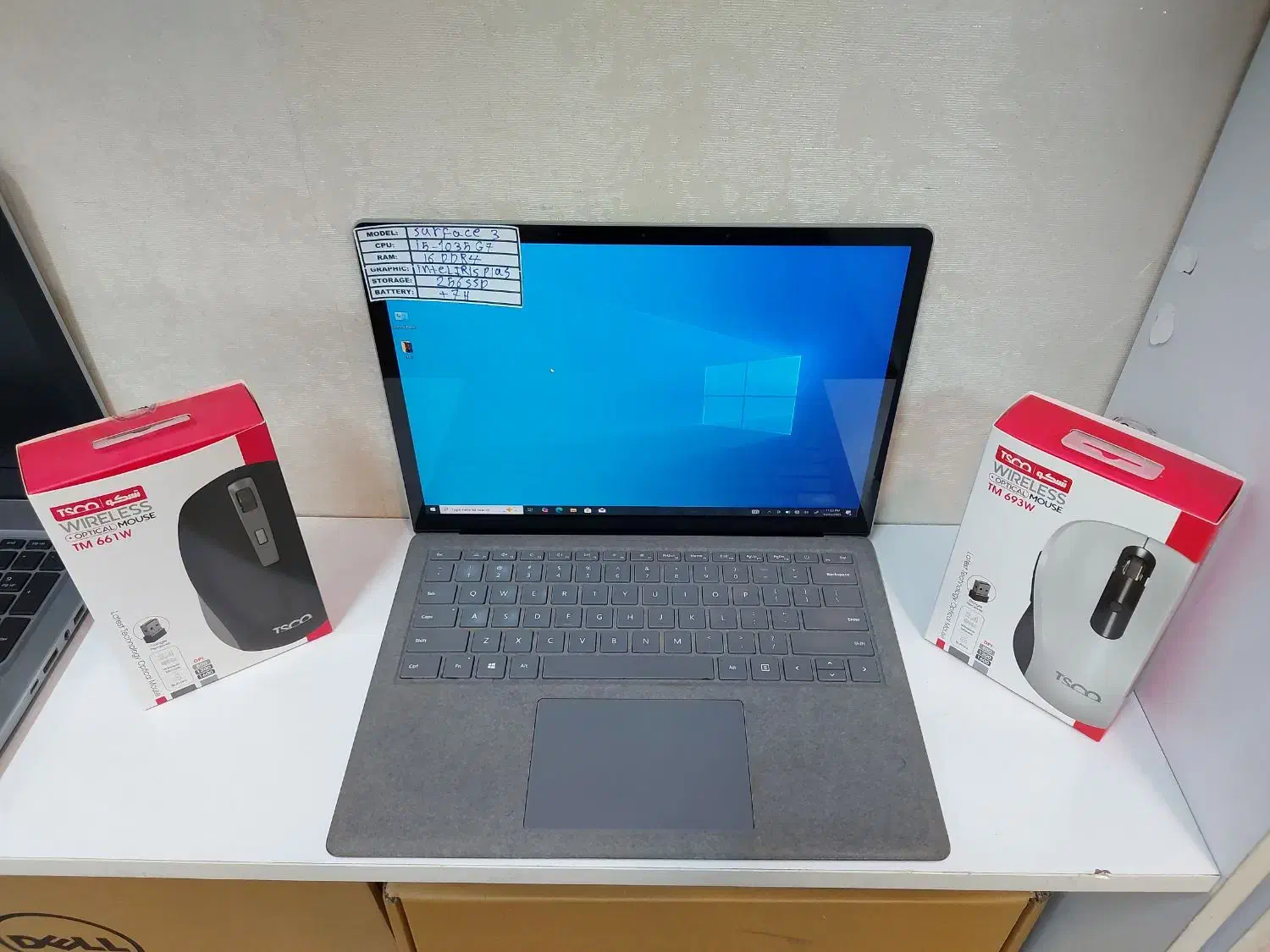 لپتاپsurfaceرم16ddr4هاردssd  کاملانوباکارتنi5نسل10|رایانه همراه|تهران, پونک|دیوار