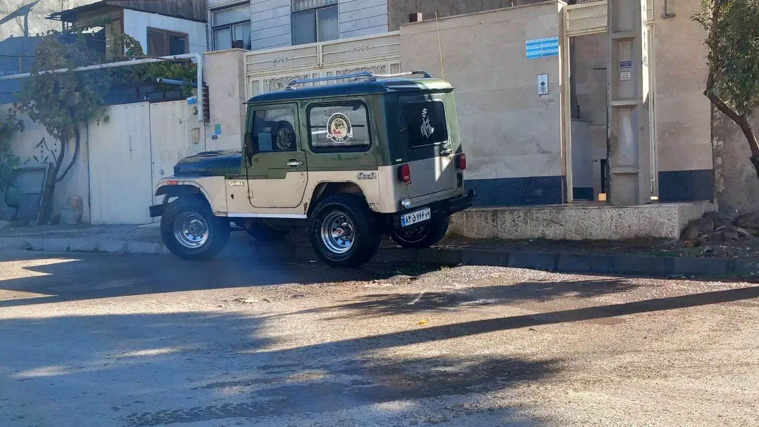 جیپ صحرا مدل 76 بی رنگ معاوضه با پاترول|خودرو سواری و وانت|قزوین, |دیوار