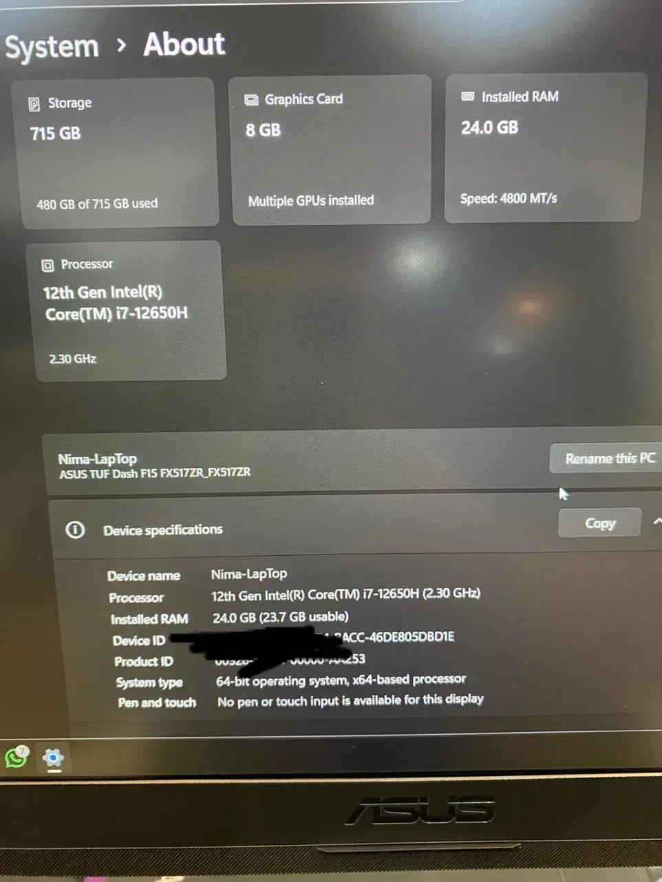 لپ تاب گیمینگ|رایانه همراه|شیراز, آبیاری|دیوار
