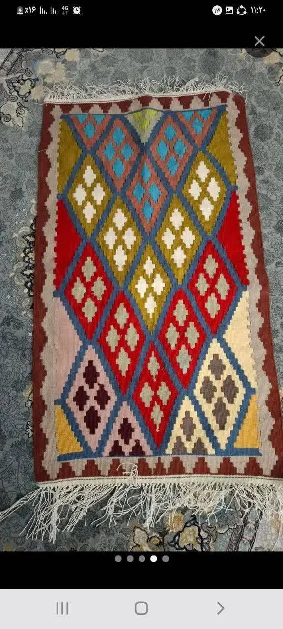 هر نوع مدل گلیم دست بافت سفارش بدید آماده تحویل|پادری|نمین, |دیوار