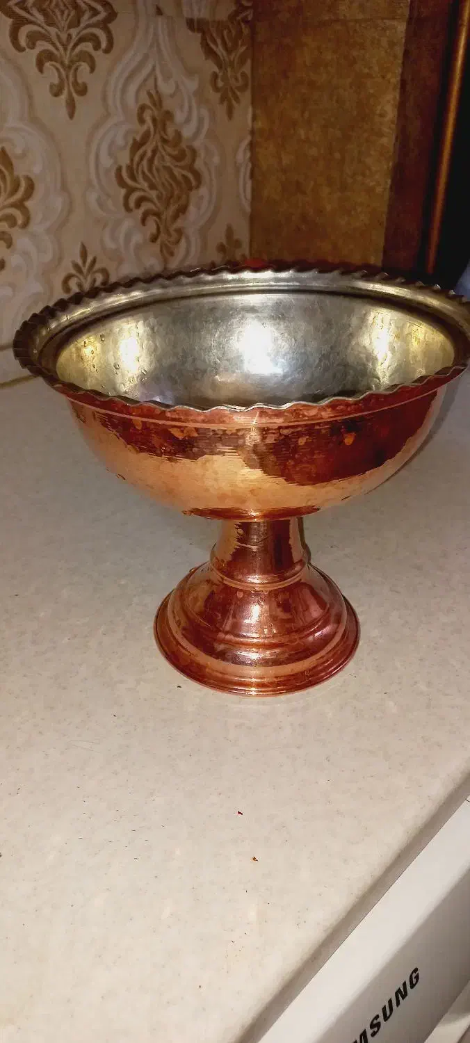 آجیل خوری و میوه خوری مسی|ظروف سرو و پذیرایی|تهران, امیر بهادر|دیوار