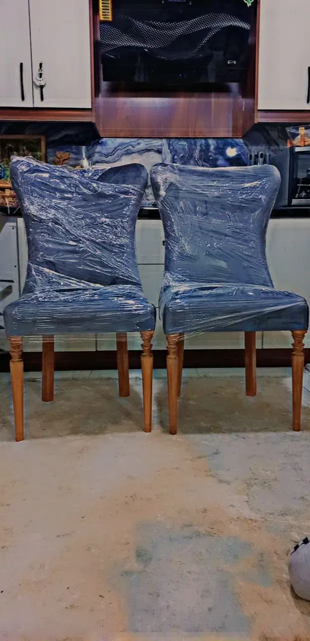 باسلام دو عدد صندلی نو هنوز استفاده نشده|میز و صندلی غذاخوری|سرولایت, |دیوار