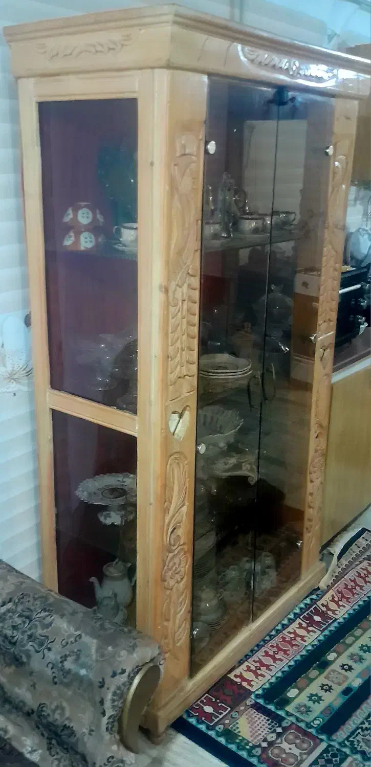 بوفه سالم بدونه ایراد|بوفه، ویترین، کنسول|ساری, |دیوار