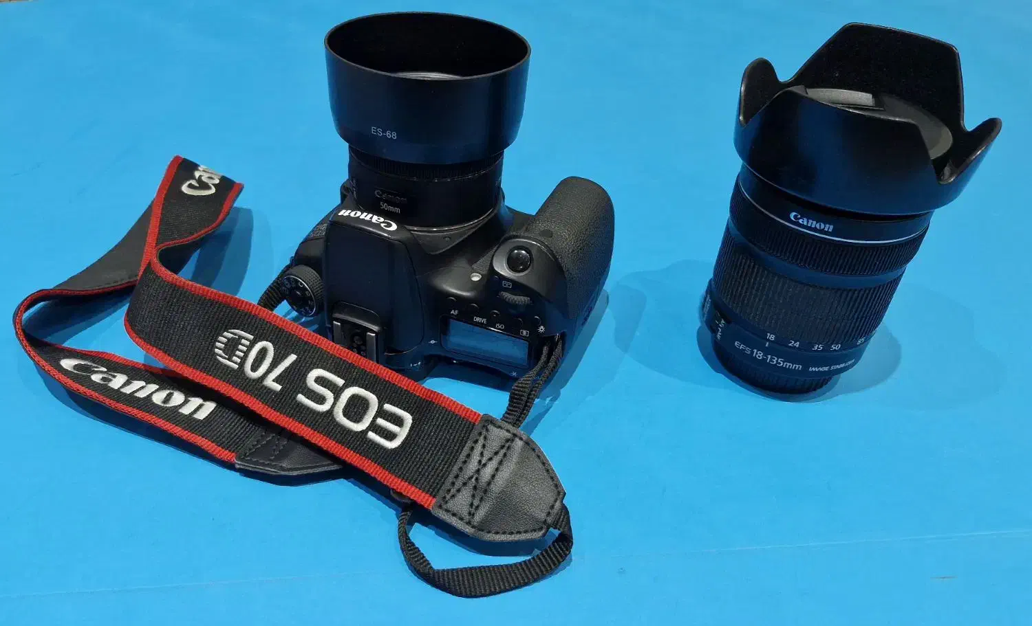 دوربین مدل Canon EOS 70D Kit 18-135mm IS STM Lens|دوربین عکاسی و فیلم‌برداری|رشت, نامجو|دیوار