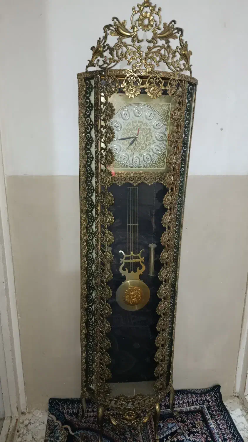 ساعت ایستاده برنج|ساعت دیواری و تزئینی|بروجرد, |دیوار