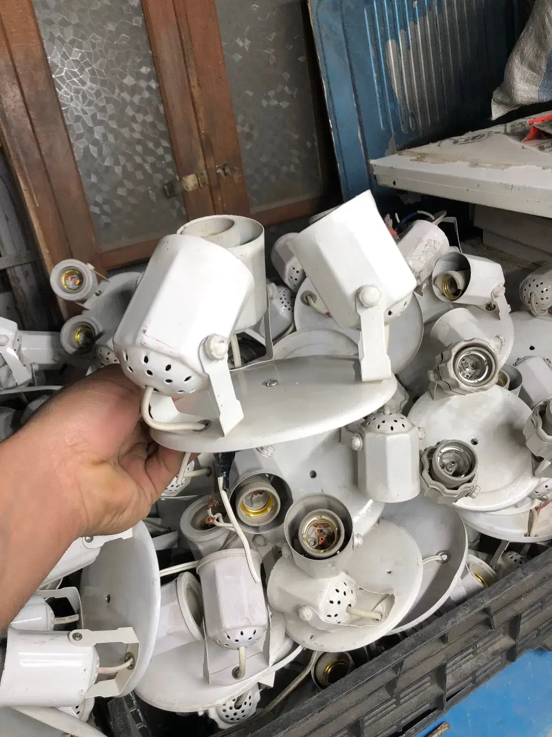 سرپیچ چراغ سه شعله پایه چراغ سقفی|لوستر و چراغ آویز|فلاورجان, |دیوار