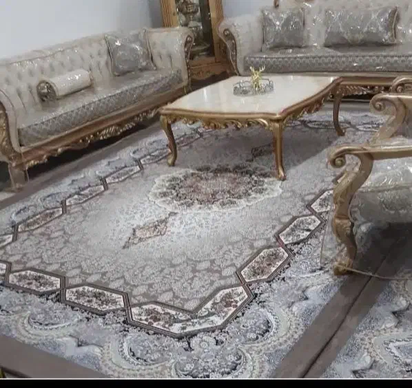 رو فرشی دور کش جنس ترک ۹متری|روفرشی|بهارستان, |دیوار