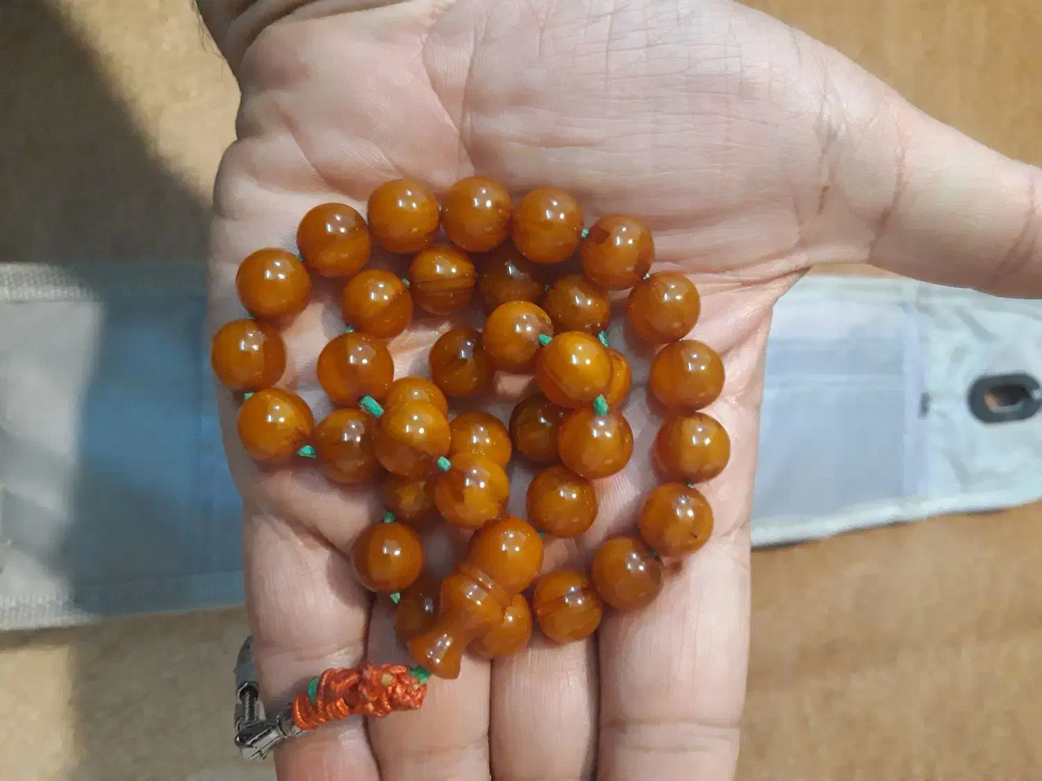 تسبیح کهربا کارمندی سالم بودار|جواهرات|هرسین, |دیوار