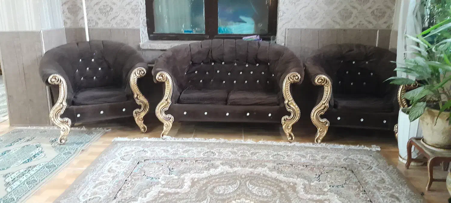مبلمان ۷ نفره|مبلمان خانگی و میز عسلی|فولادشهر, B1|دیوار