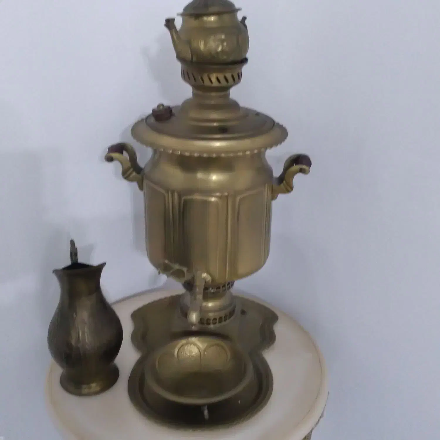 دوعدد سماور وپاسماوری تمام وسایل هاش|کلکسیون اشیاء عتیقه|مشگین شهر, |دیوار