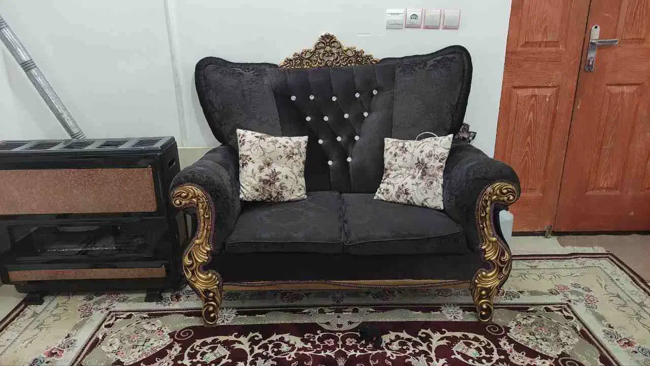 مبل هفت نفره تر و تمیز|مبلمان خانگی و میز عسلی|ابهر, |دیوار