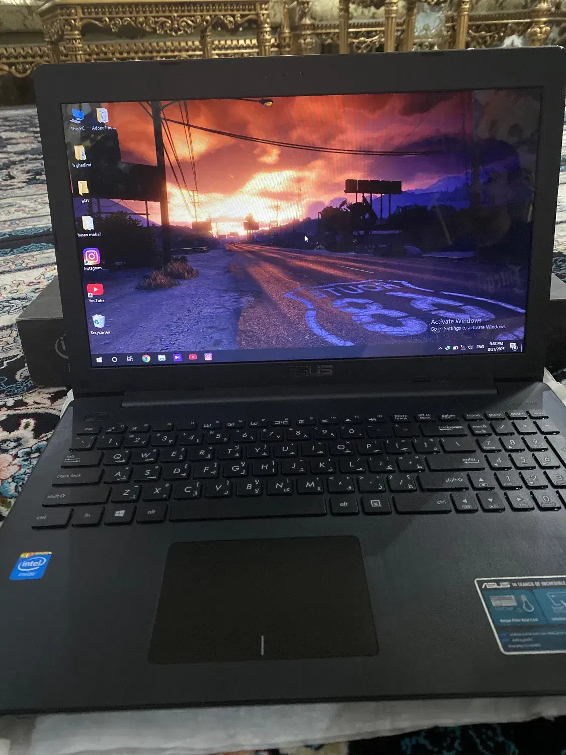 لب تاب ای سوز کمکصرف شده x553Mمدل|رایانه همراه|تهران, شهرک ولیعصر شمالی|دیوار