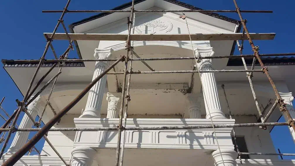 نمای رومی سیمانکاری شسته|خدمات پیشه و مهارت|بندر گناوه, |دیوار