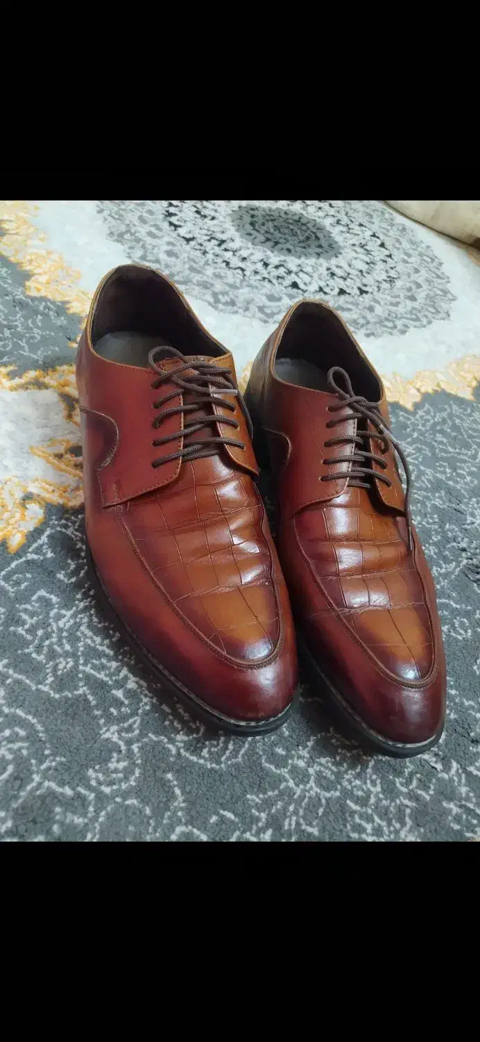 کفش مجلسی چرم|کیف، کفش، کمربند|بافق, |دیوار