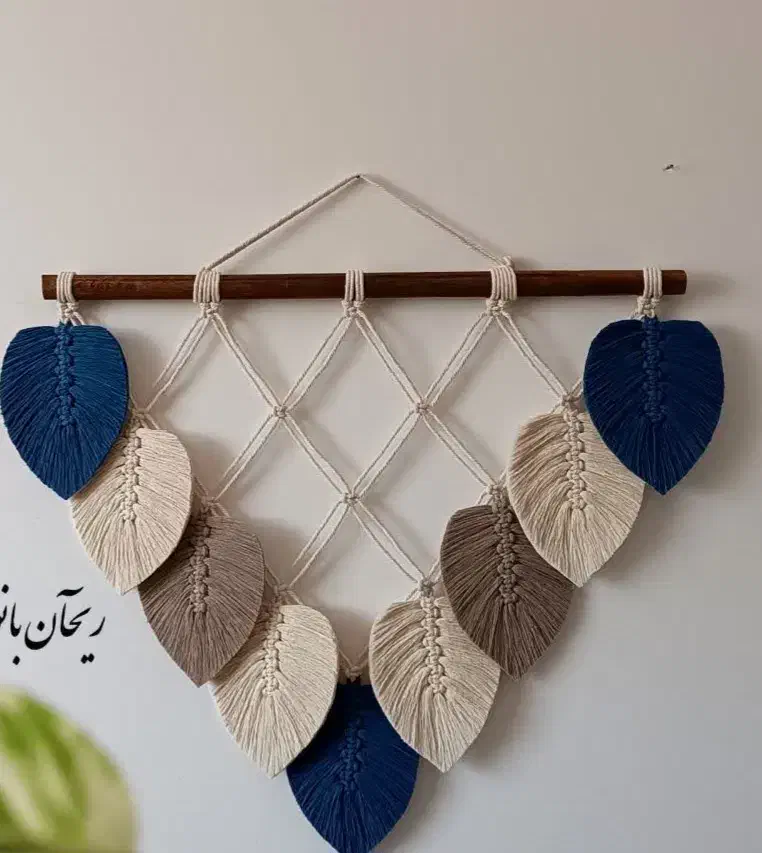 هنر مکرومه با بهترین رنگ وطرح دلخواه شما|صنایع دستی و سایر لوازم تزئینی|قم, نیروگاه|دیوار