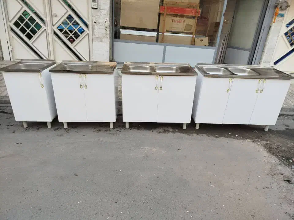 کابینت آماده زیر سینک فلزی و MDF با سینک ظرفشویی|مصالح و تجهیزات ساختمان|قدس, شهر‌قدس|دیوار
