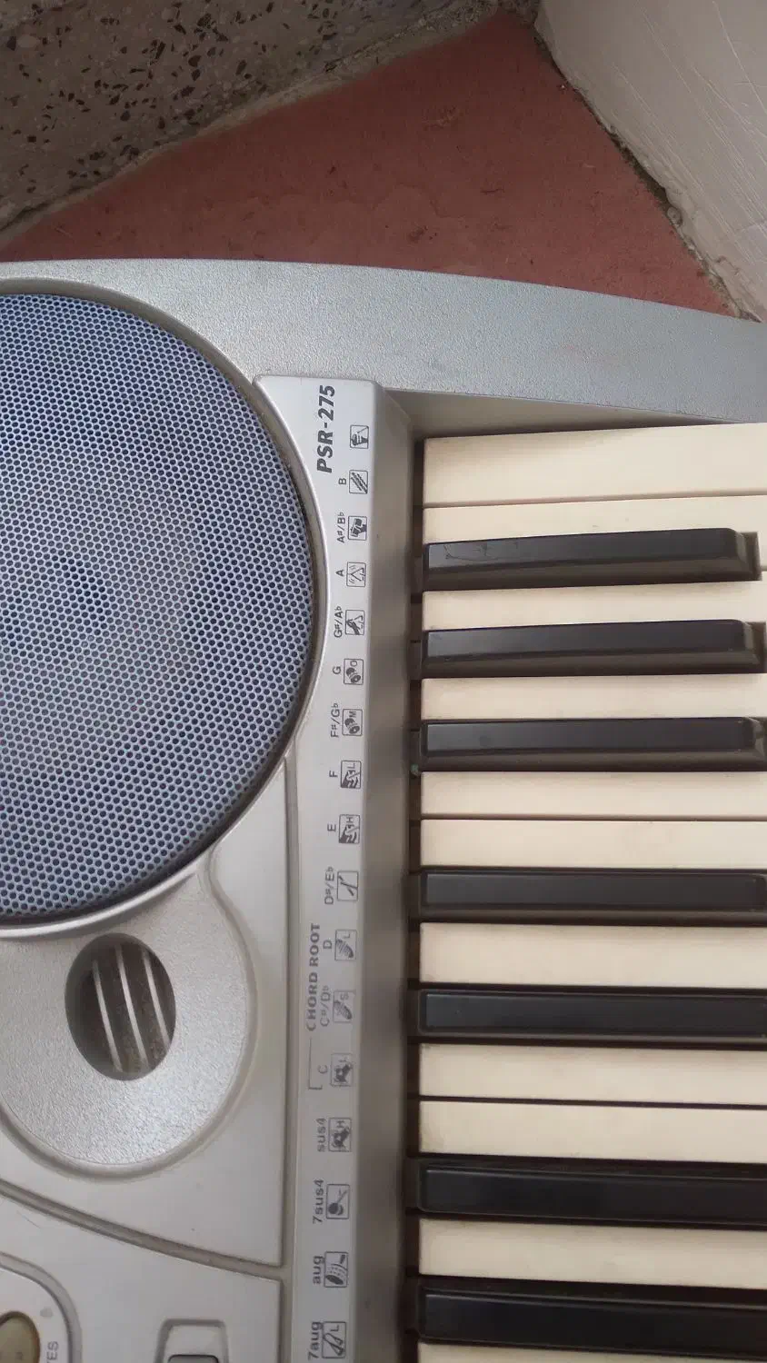 ارگ psr 275 با پایه و پدال و کیف|پیانو، کیبورد، آکاردئون|سلماس, |دیوار