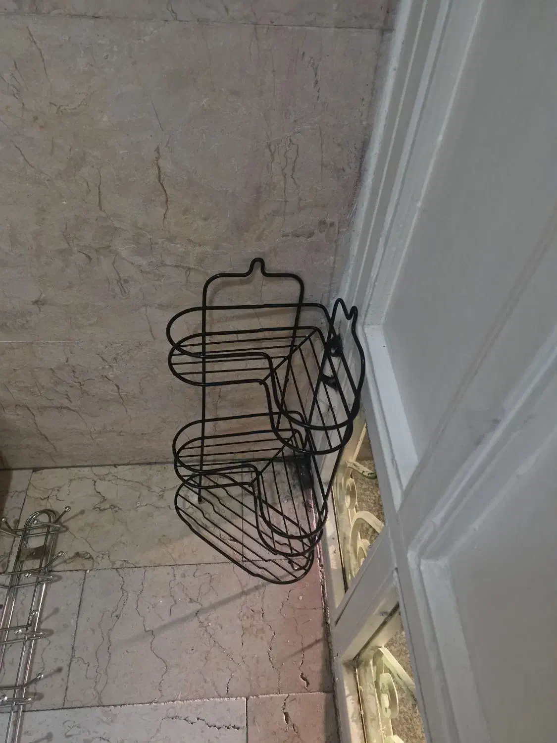 قفسه تمام استیل مشکی کنج برای حمام|لوازم حمام|تهران, تهرانپارس شرقی|دیوار