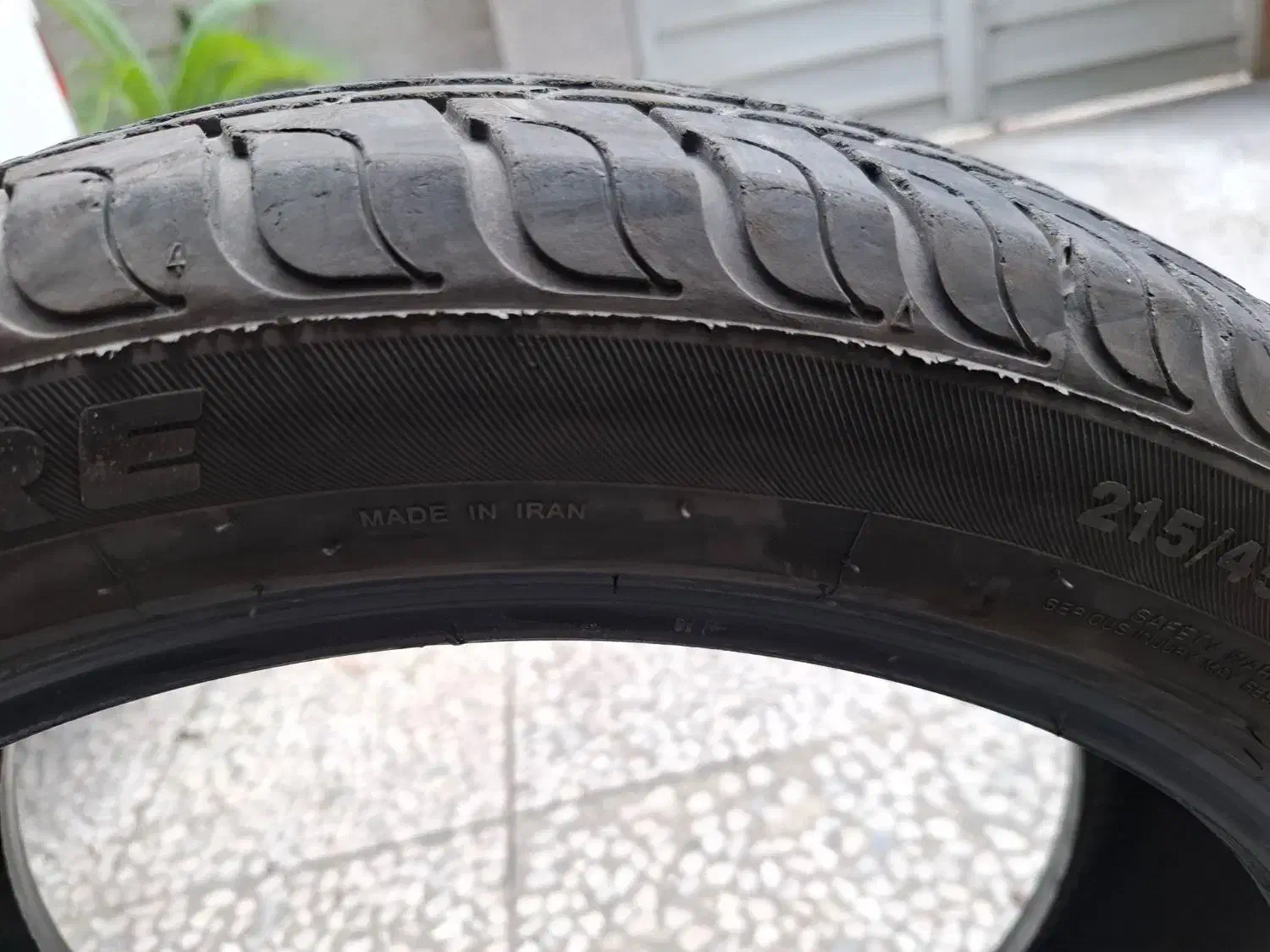 یک جفت لاستیک رینگ ۱۸|قطعات یدکی و لوازم جانبی|ساری, |دیوار