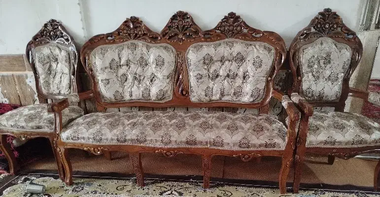 مبلمان 9 نفره|مبلمان خانگی و میز عسلی|شوشتر, |دیوار